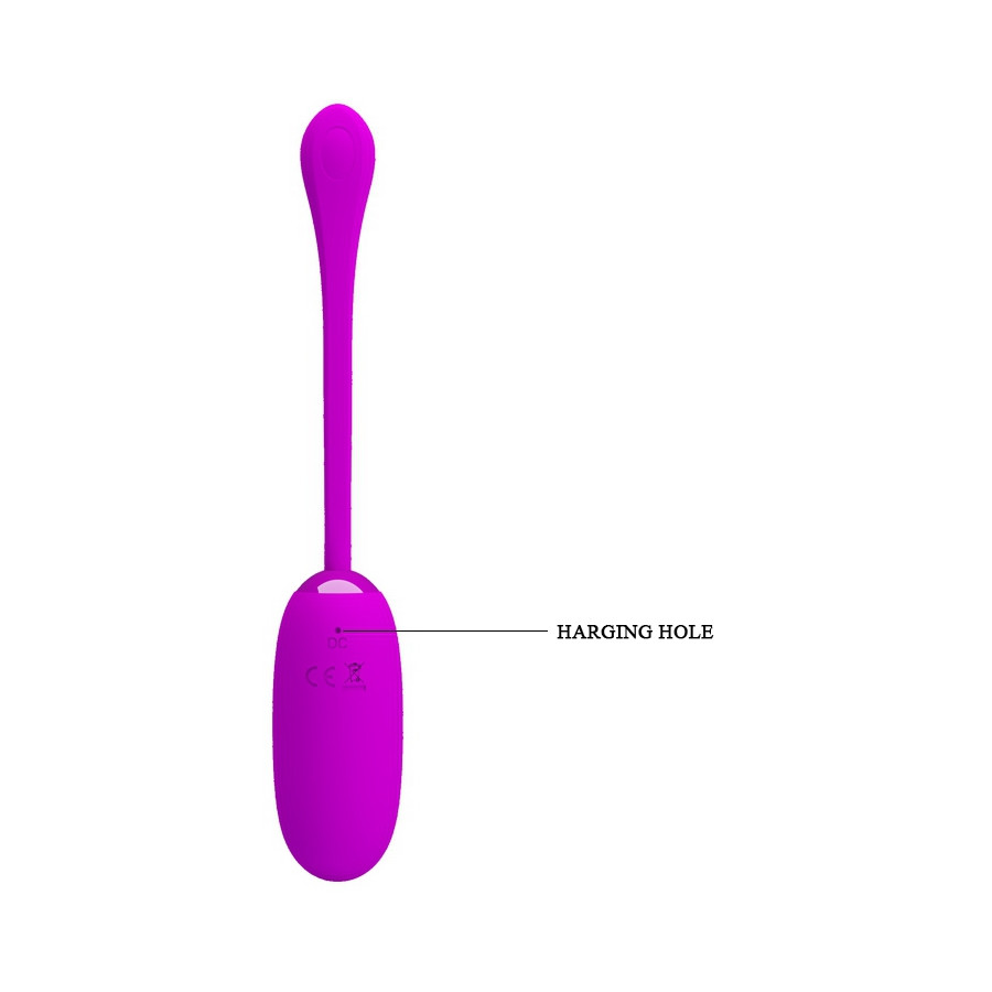 Oeuf vibrant Julius Pretty Love 7.8 x 3.3 cm Violet