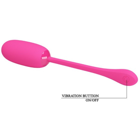 Oeuf vibrant JULIUS Pretty Love 7.8 x 33 cm Rose