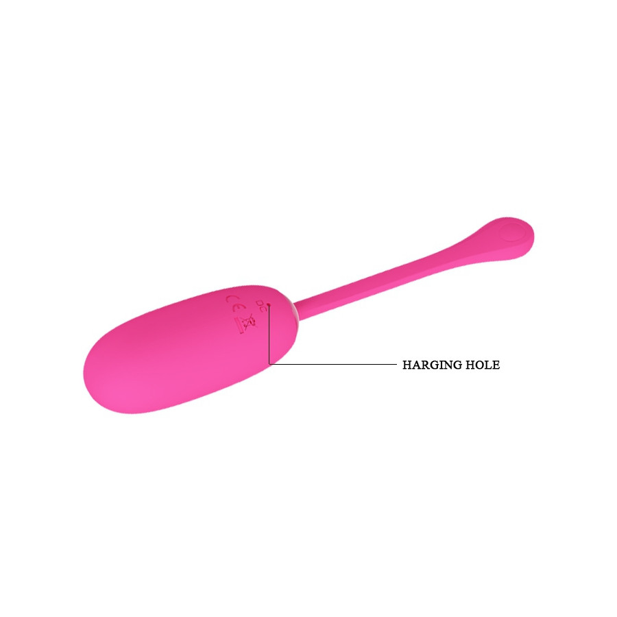 Oeuf vibrant JULIUS Pretty Love 7.8 x 33 cm Rose