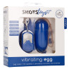 Oeuf vibrant sans fil Splash 8 x 3.4 cm Bleu