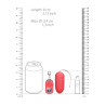 Oeuf vibrant sans fil SPLASH 8 x 3.4 cm Rose