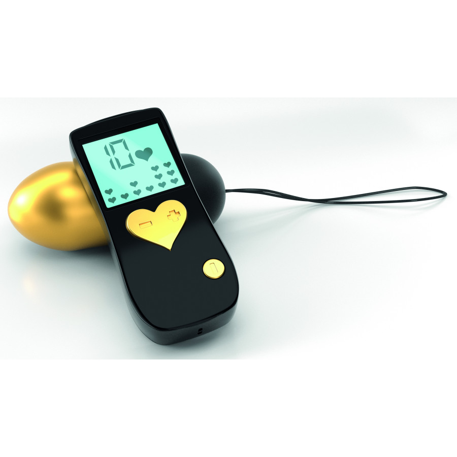 Oeuf Vibrant sans fil Cry Baby 7.5 x 3 cm Gold