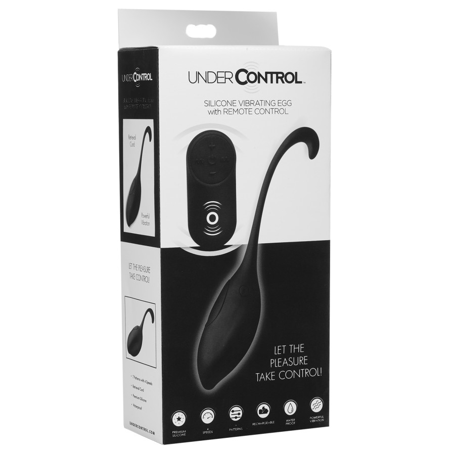 Oeuf vibrant sans fil Egg Control 9 x 3.5 cm
