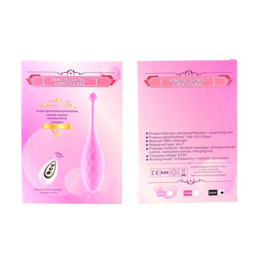 Oeuf vibrant Diamond Sex 9 x 3.2cm Rose