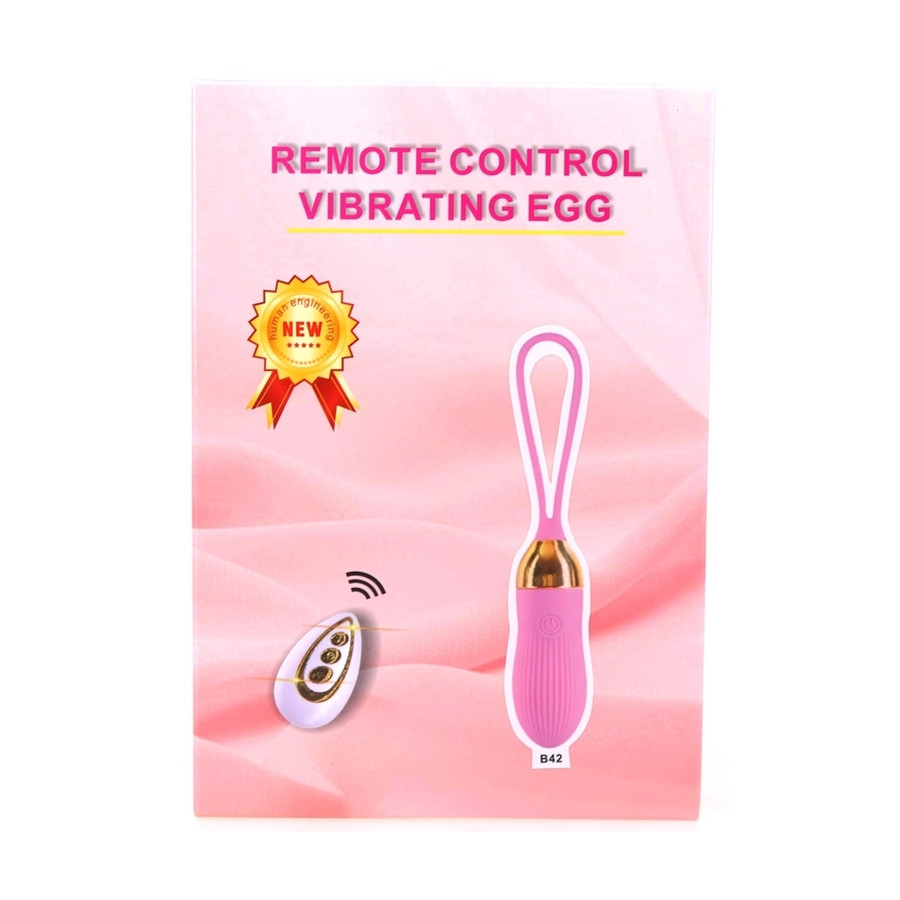 Oeuf vibrant Stripe Sex 8.5 x 3cm Rose