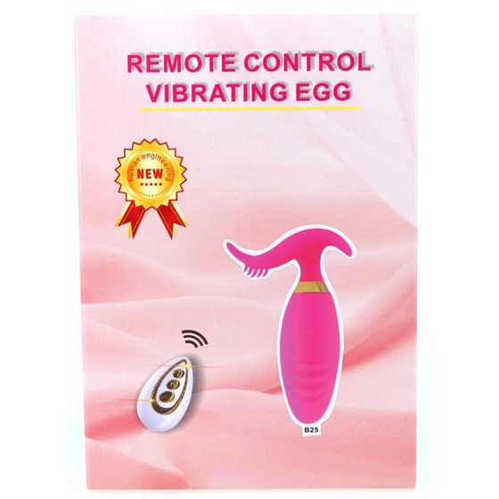 Oeuf vibrant Wavy Sex 8.5 x 3cm Rose