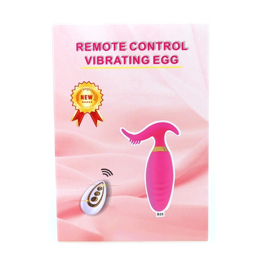 Oeuf vibrant Wavy Sex 8.5 x 3cm Rose