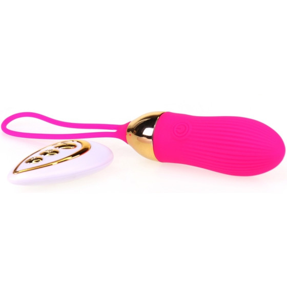 Oeuf vibrant Stripe Sex 8.5 x 3cm Fuchsia