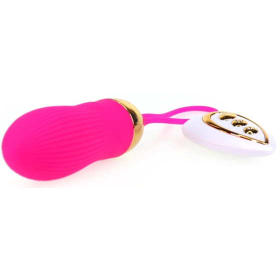 Oeuf vibrant Stripe Sex 8.5 x 3cm Fuchsia