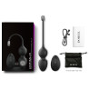 Oeuf vibrant Love Balls Dorcel 9 x 3.5cm Noir