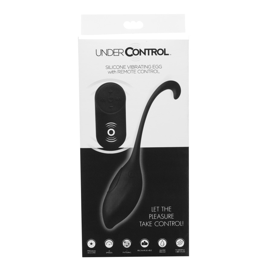 Oeuf vibrant sans fil Egg Control 9 x 3.5 cm