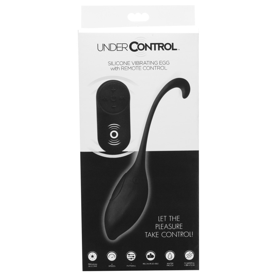 Oeuf vibrant sans fil Egg Control 9 x 3.5 cm