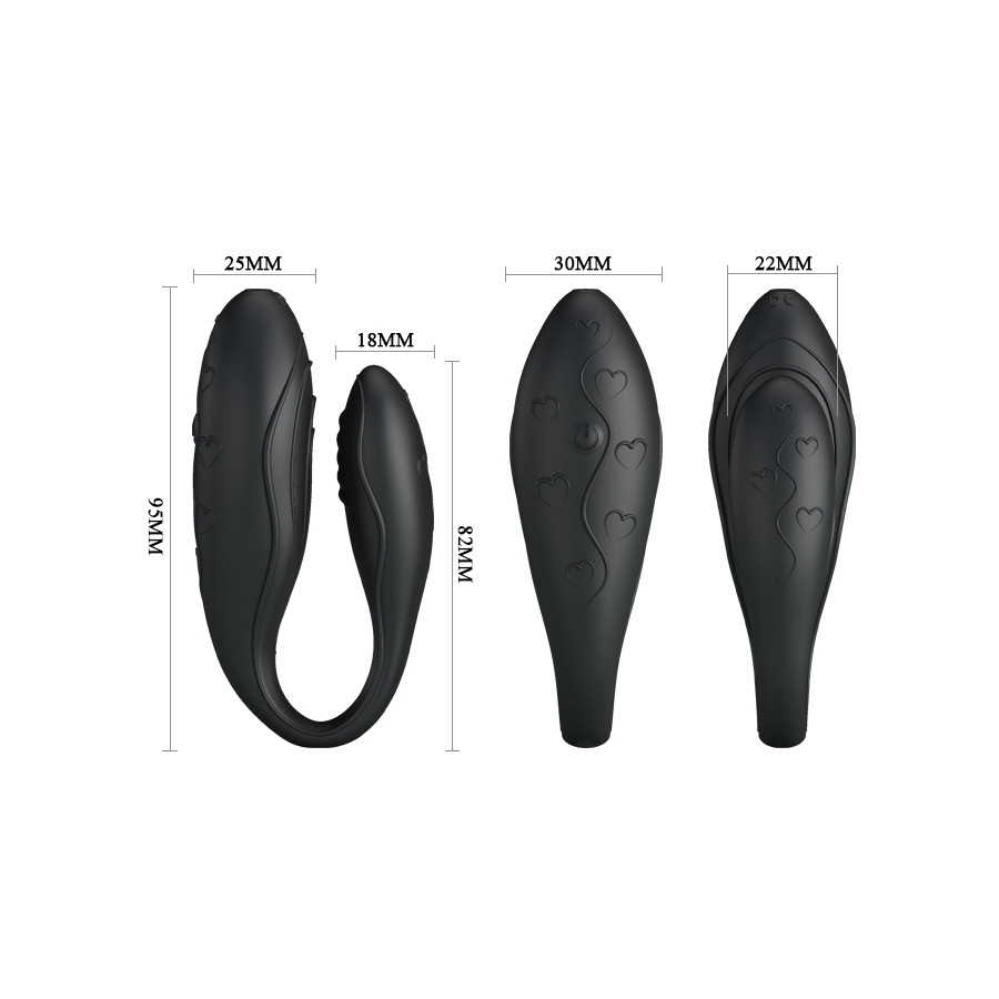 Sextoy pour couple Indulgence Plus - Noir