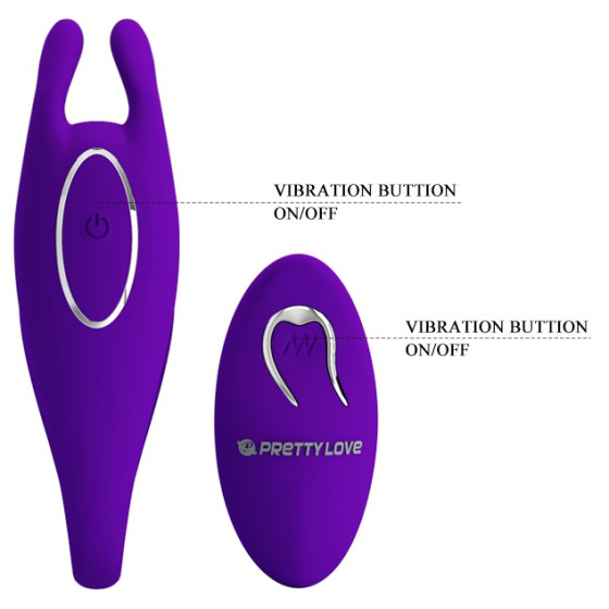 Stimulateur de clitoris Bill Pretty Love 10 x 3.3 cm Violet