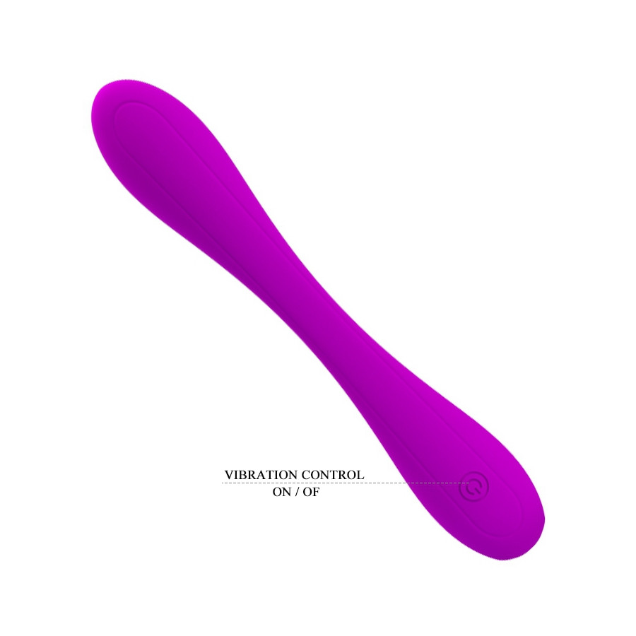 Vibromasseur souple Yedda Pretty Love 17 x 2.7 cm Violet