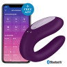Stimulateur connecté Double Joy Satisfyer Mauve