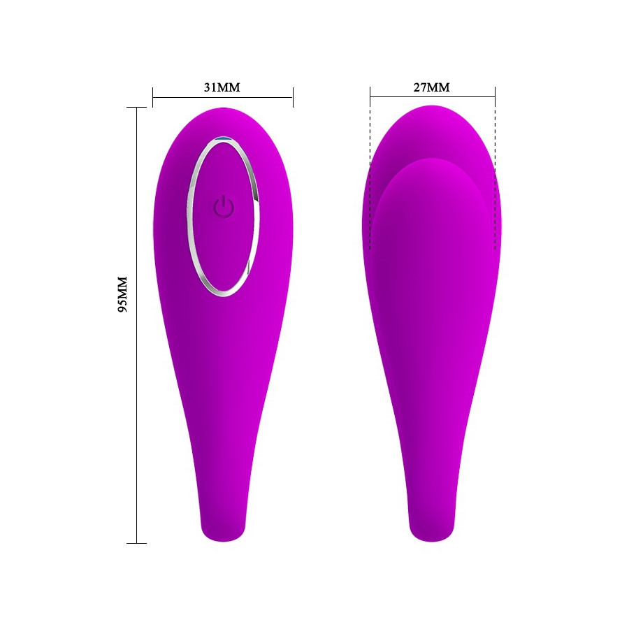 Stimuateur de clitoris connecté August Pretty Love 7 x 2.5 cm Violet