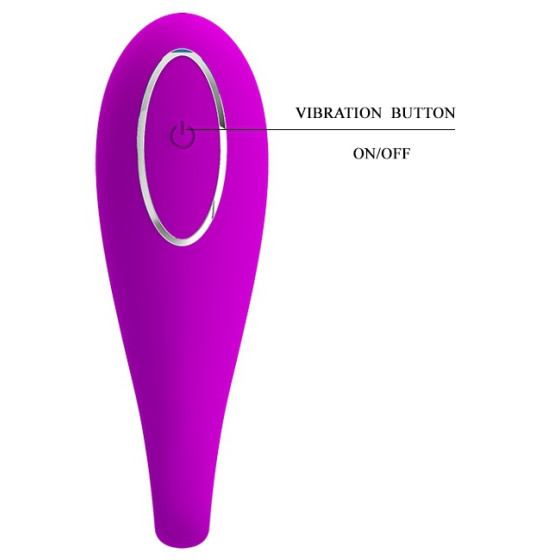 Stimuateur de clitoris connecté August Pretty Love 7 x 2.5 cm Violet