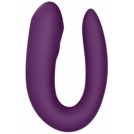 Stimulateur connecté Double Joy Satisfyer Mauve