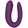 Stimulateur connecté Double Joy Satisfyer Mauve