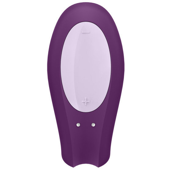 Stimulateur connecté Double Joy Satisfyer Mauve