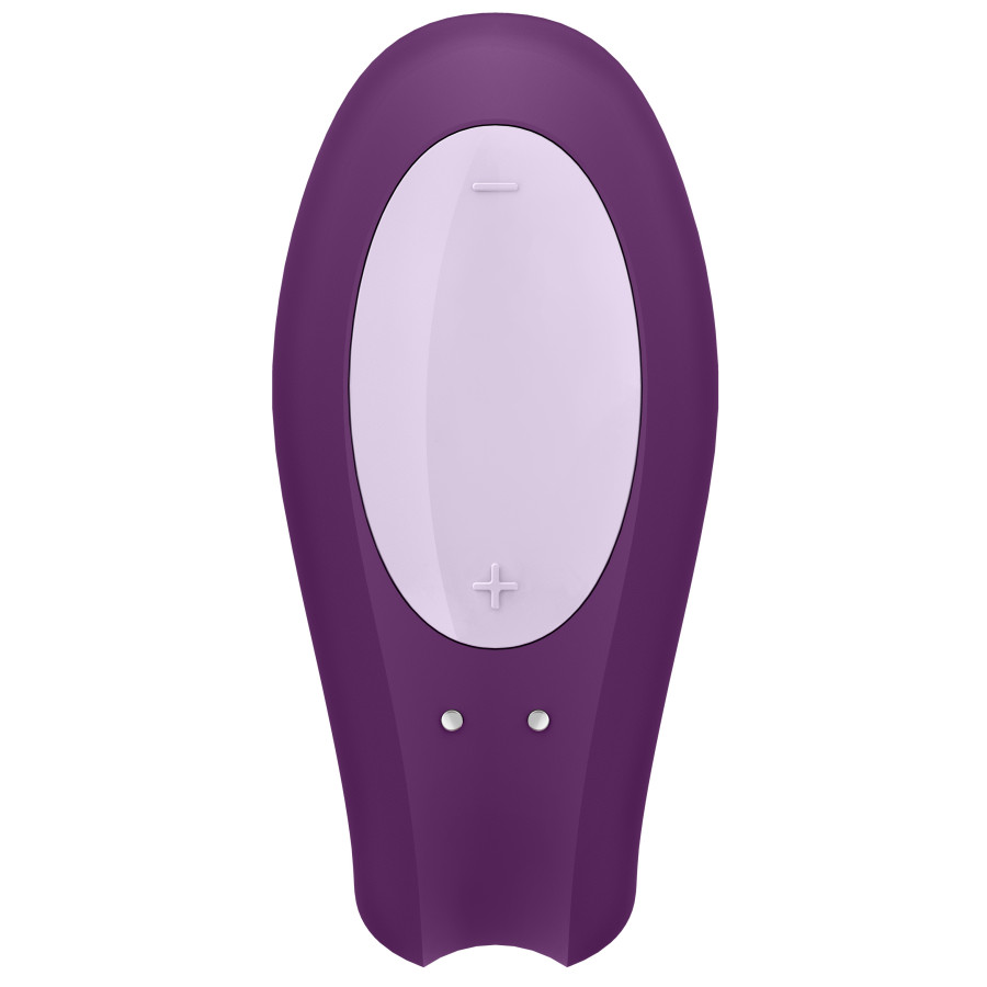 Stimulateur connecté Double Joy Satisfyer Mauve