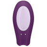 Stimulateur connecté Double Joy Satisfyer Mauve