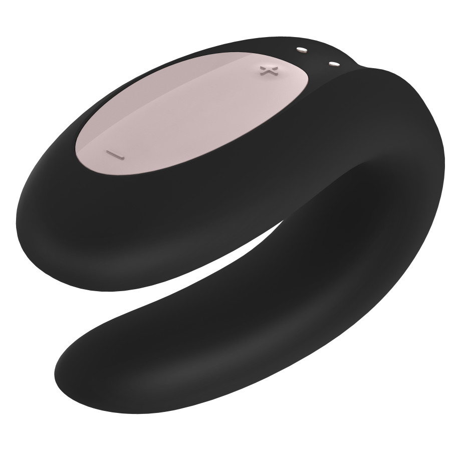 Stimulateur connecté Double Joy Satisfyer Noir