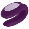 Stimulateur connecté Double Joy Satisfyer Mauve