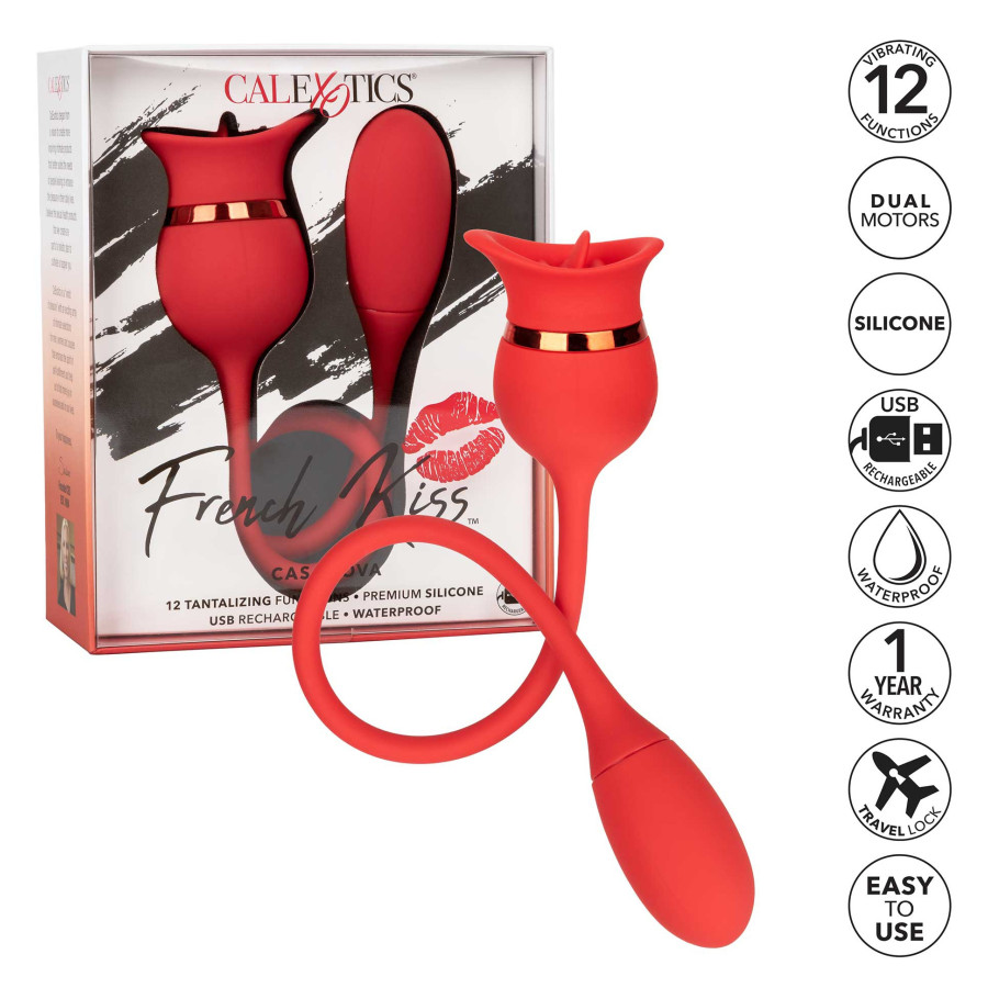 French Kiss Casanova 2 en 1 Rouge