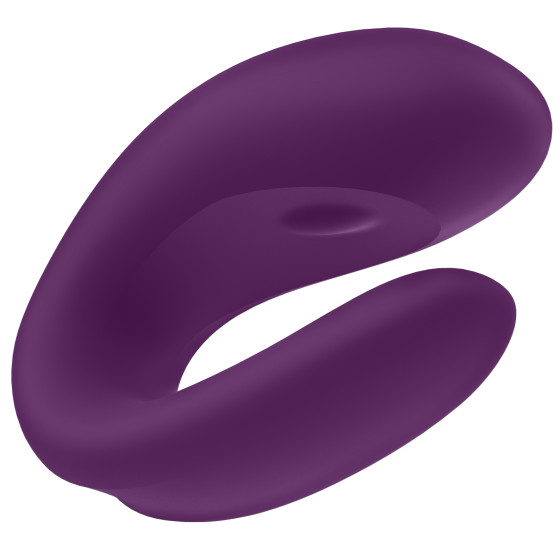 Stimulateur connecté Double Joy Satisfyer Mauve