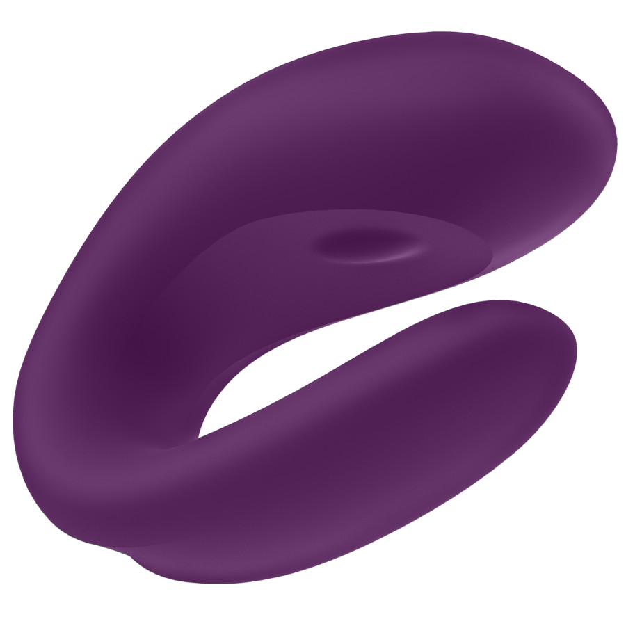 Stimulateur connecté Double Joy Satisfyer Mauve