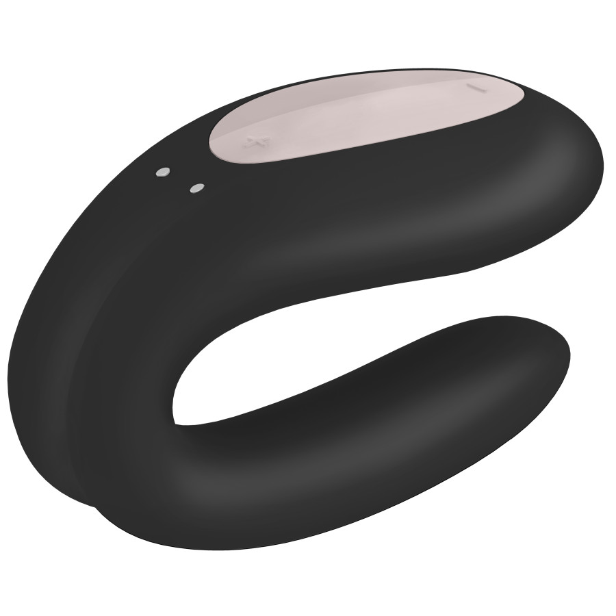 Stimulateur connecté Double Joy Satisfyer Noir