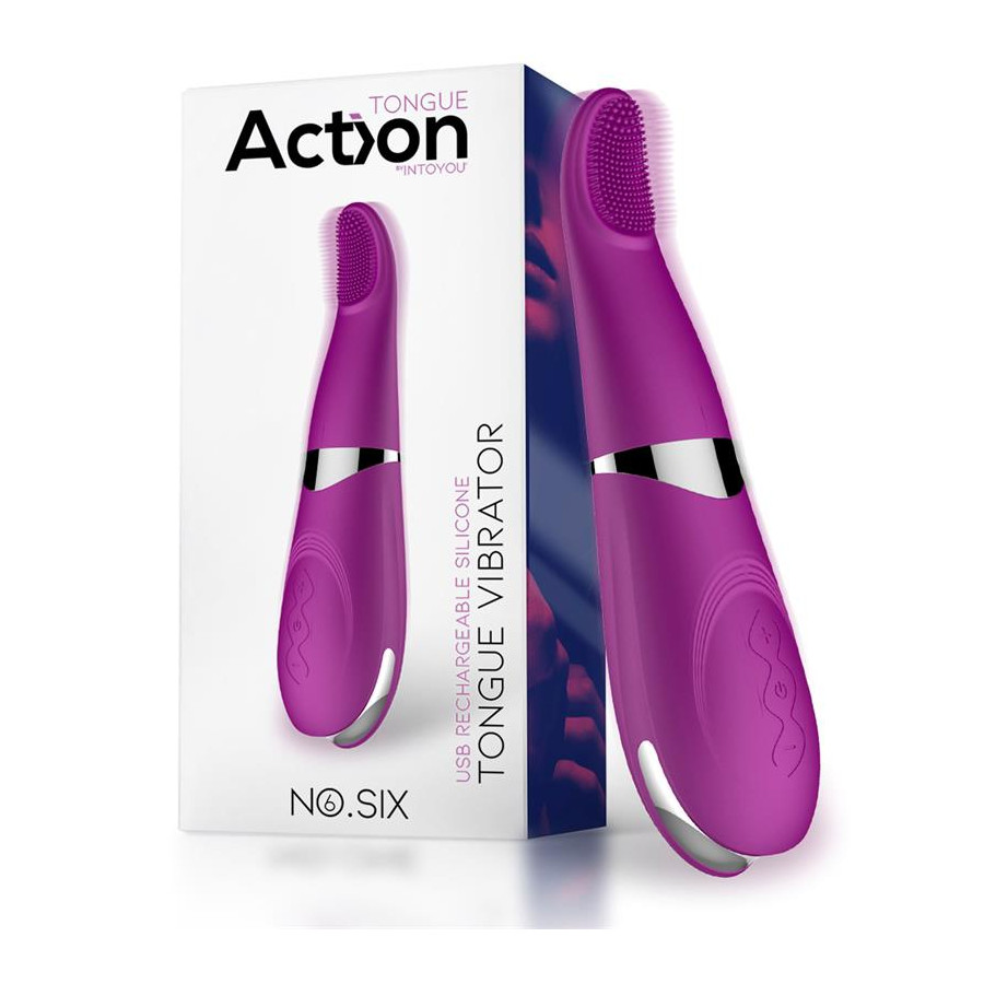 Stimulateur de clitoris Tongue Vibrator 19cm Violet Stimulateur de clitoris Tongue Vibrator 19cm Violet