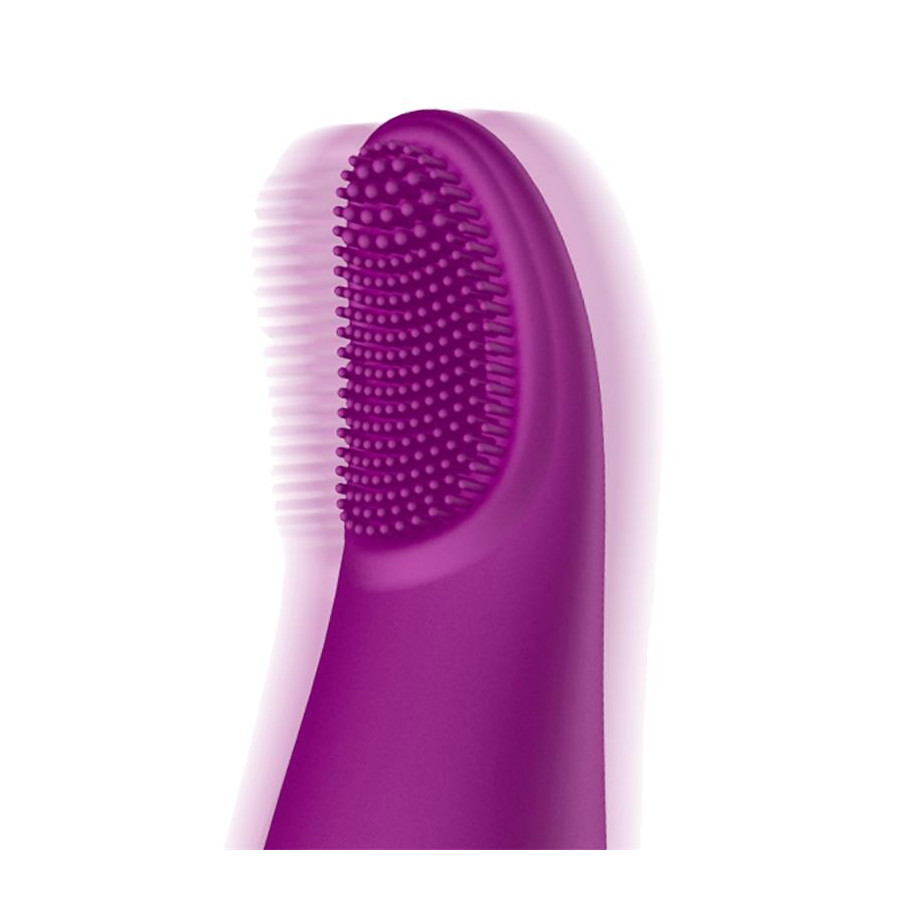 Stimulateur de clitoris Tongue Vibrator 19cm Violet