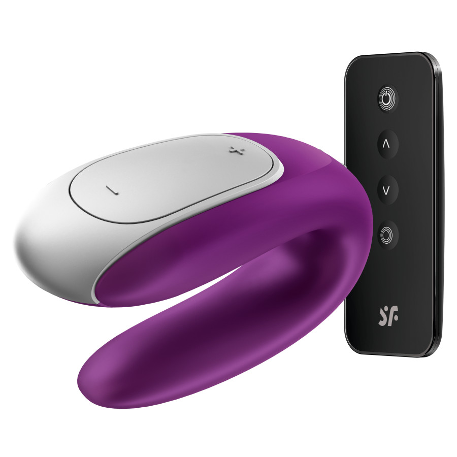 Double stimulateur connecté Double Fun Satisfyer Violet