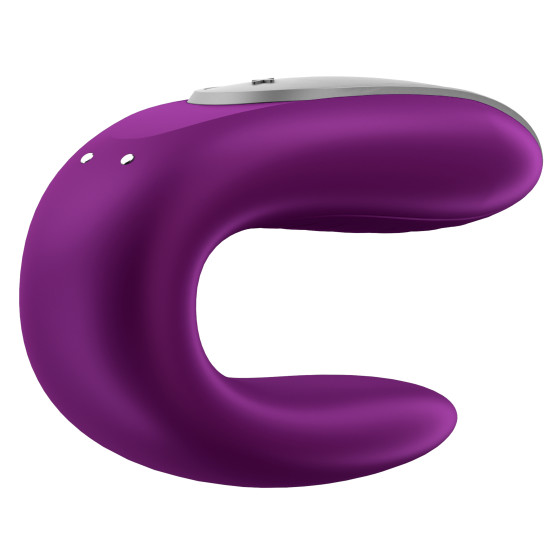 Double stimulateur connecté Double Fun Satisfyer Violet