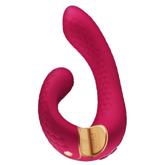 Double Stimulateur intime Shunga Miyo Framboise