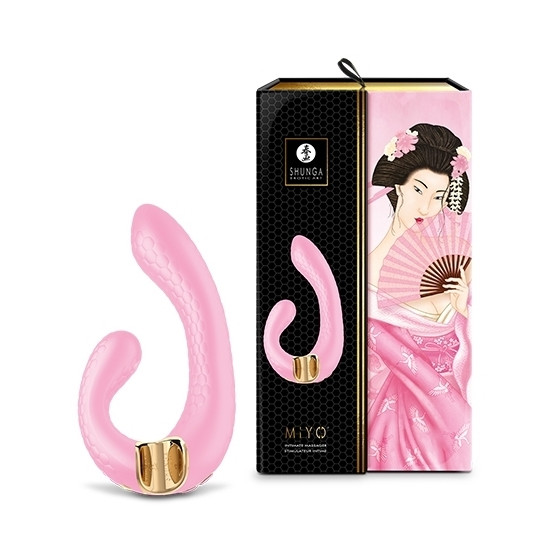 Double stimulateur intime Shunga Miyo Rose