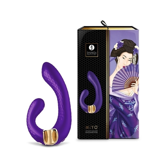 Double stimulateur intime Shunga Miyo Violet