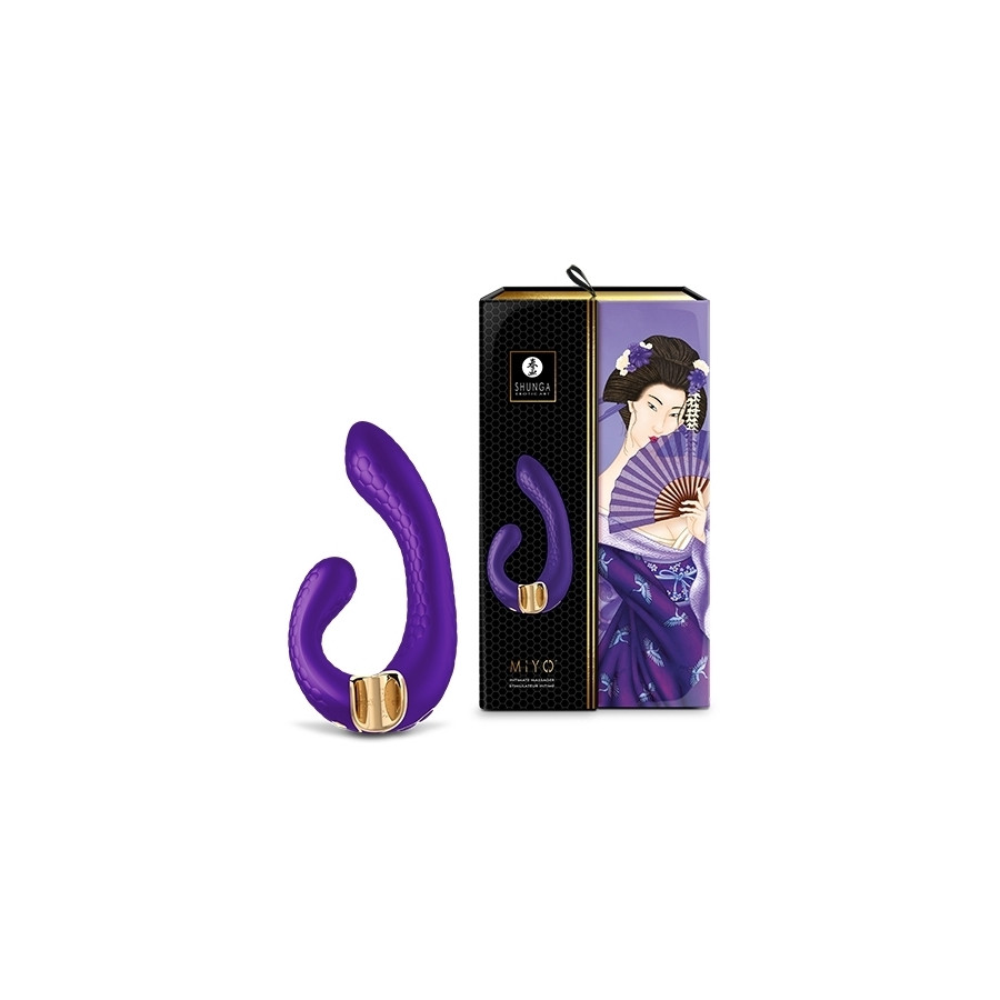Double stimulateur intime Shunga Miyo Violet
