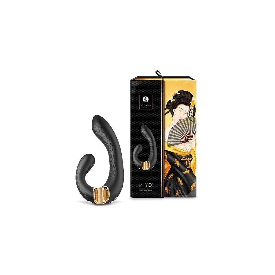 Double Stimulateur intime Shunga Miyo Noir