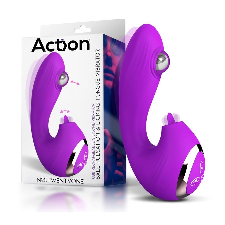 Stimulateur de clitoris Ball Pulsation Action 10 Vibrations