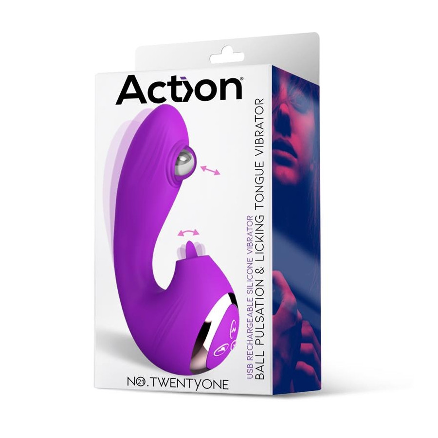 Stimulateur de clitoris Ball Pulsation Action 10 Vibrations