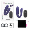 Stimulateur vibrant pour couple Match Up Love to Love Indigo
