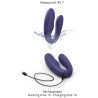 Stimulateur vibrant pour couple Match Up Love to Love Indigo