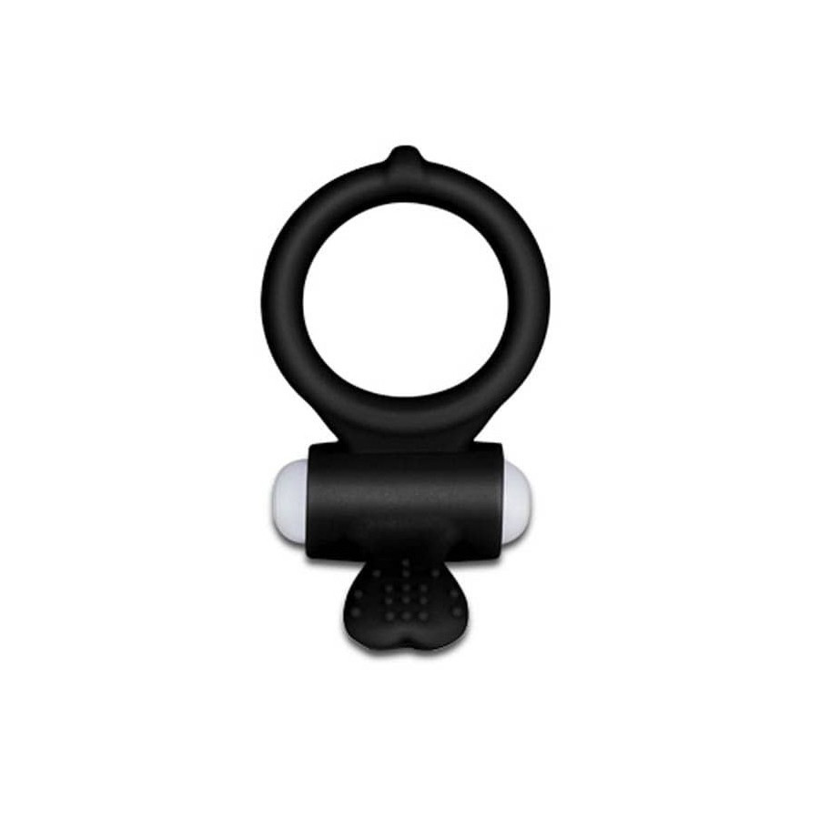 Anneau Vibrant Power Clit HEART – Noir Anneau Vibrant Power Clit HEART – Noir