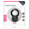 Anneau Vibrant Power Clit HEART – Noir