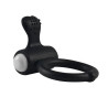 Anneau Vibrant Power Clit HEART – Noir