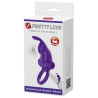 Cockring vibrant Dick Rabbit Pretty Love 30mm Violet
